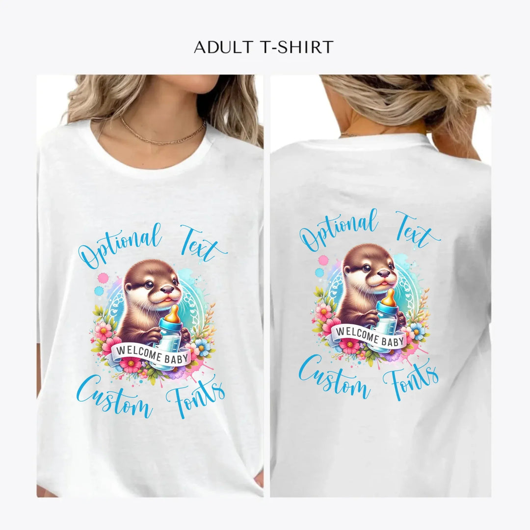Baby-Otter-personalized-women-unisex-adult-t-shirt-artfulane