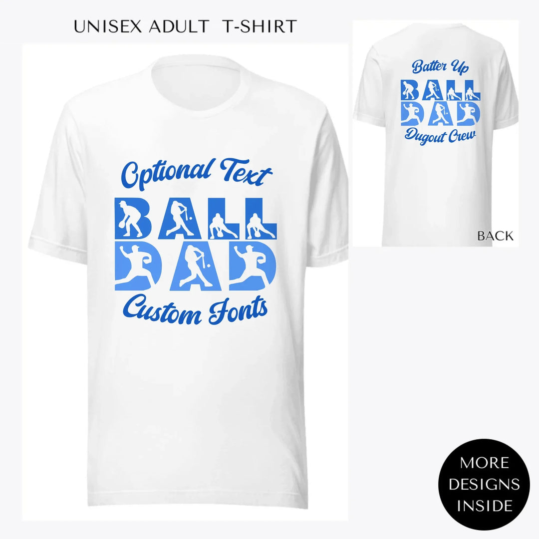 Baseball-Font-custom-men-unisex-adult-t-shirt-artfulane