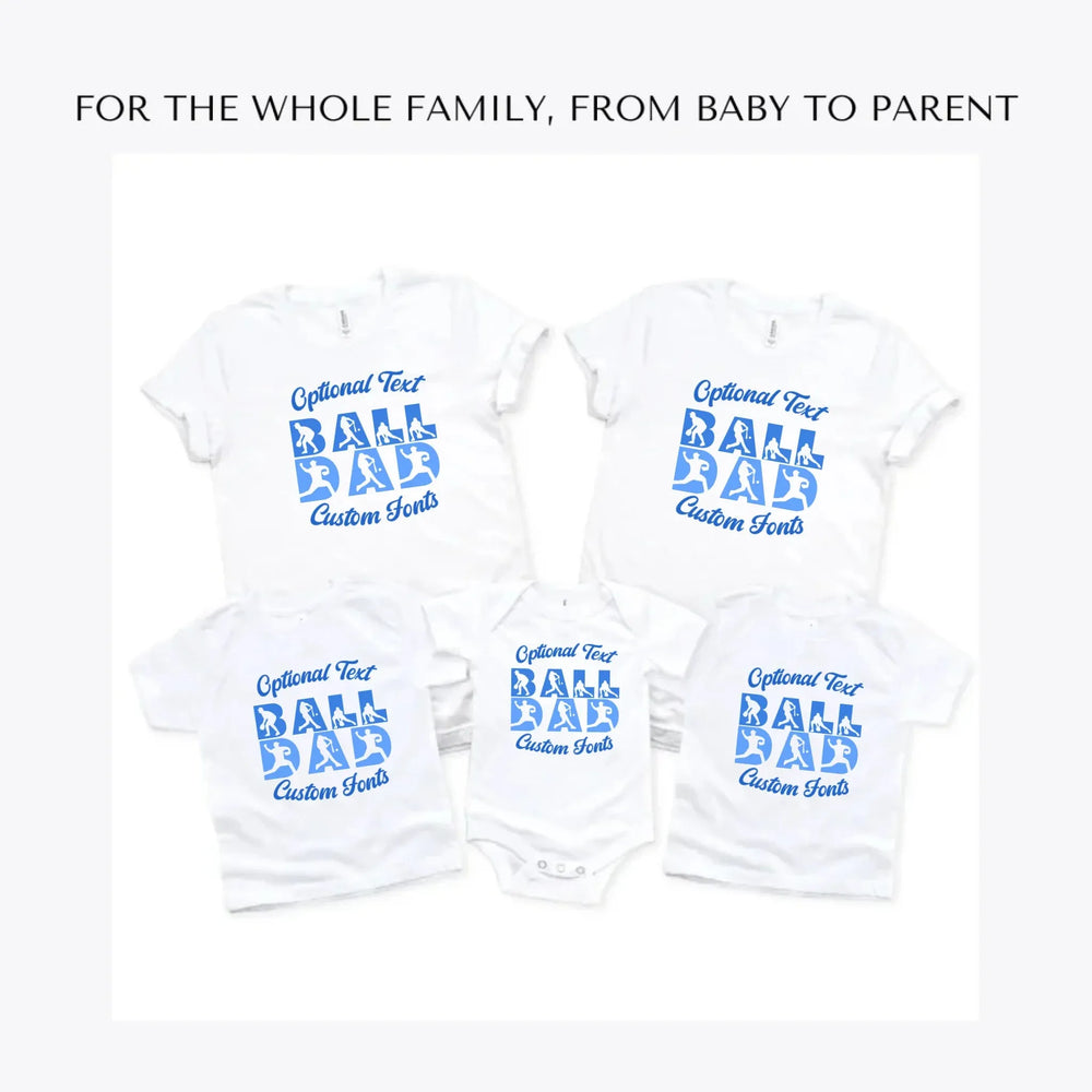 Baseball-Font-custom-t-shirts-adult-youth-toddler-baby-sizes-artfulane