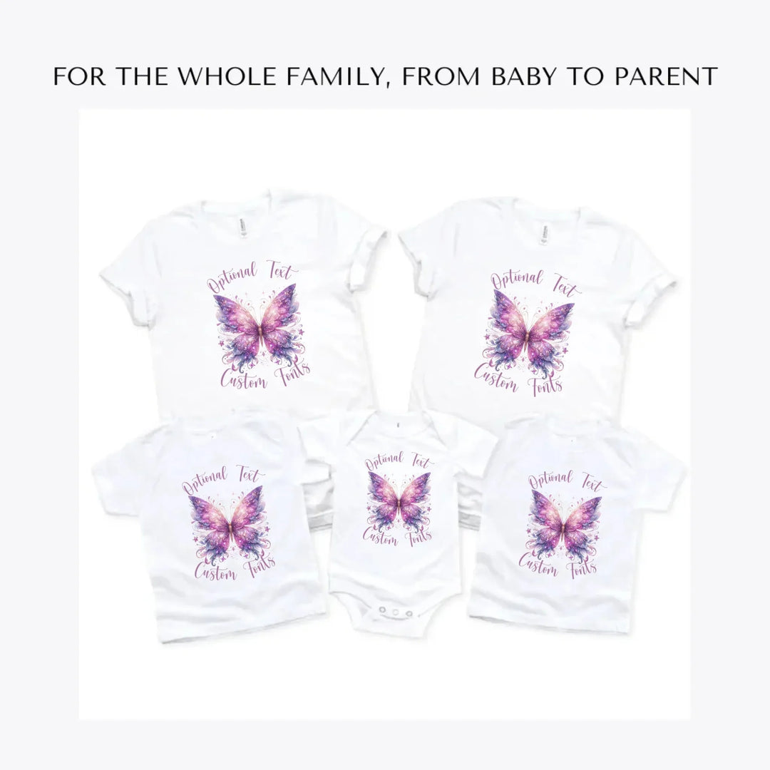 Beautiful-Butterflies-custom-t-shirts-adult-youth-toddler-baby-sizes-artfulane
