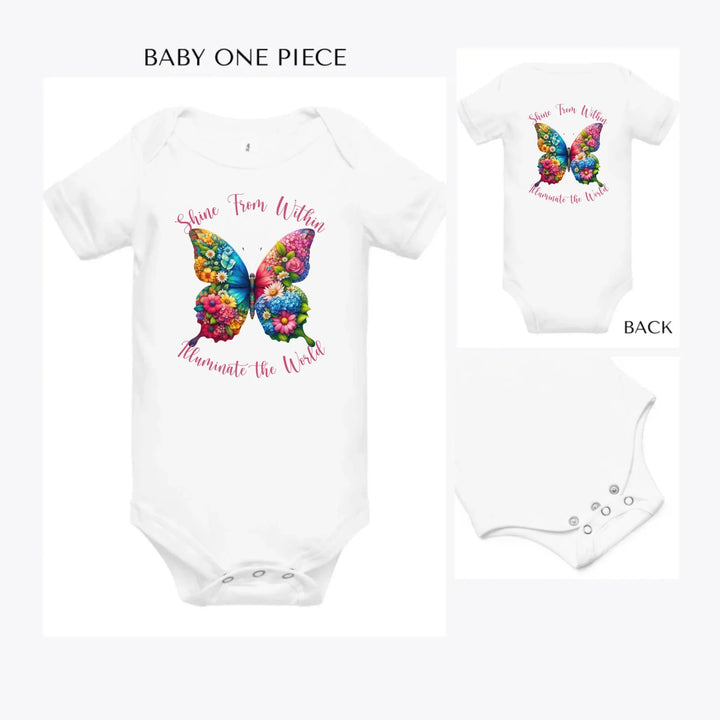 Beautiful-Floral-Butterflies-custom-baby-onesie-artfulane