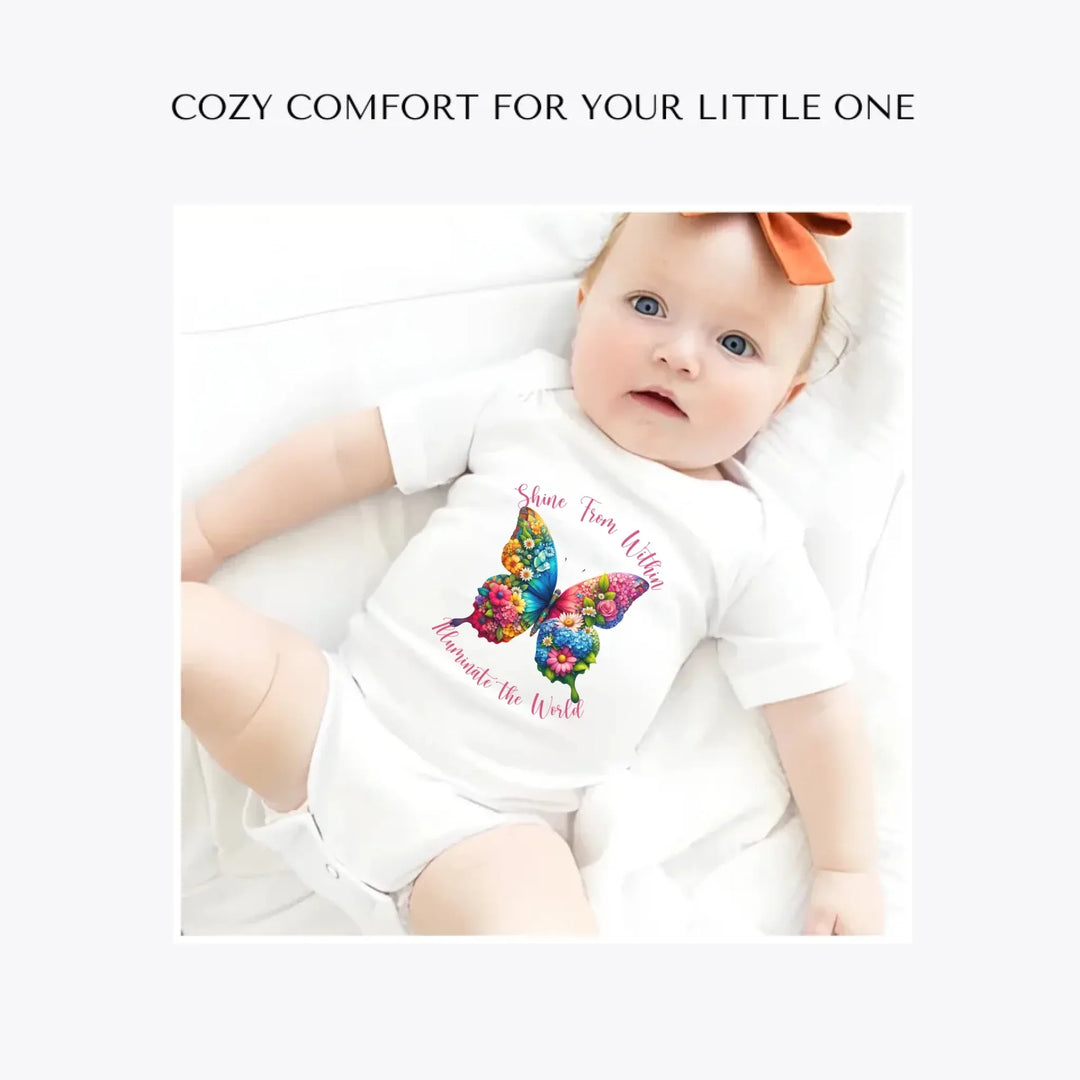 Beautiful-Floral-Butterflies-custom-baby-bodysuit-artfulane