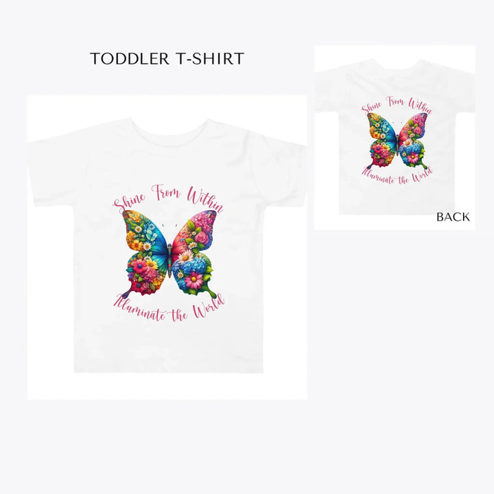 Beautiful-Floral-Butterflies-toddler-custom-t-shirt-artfulane