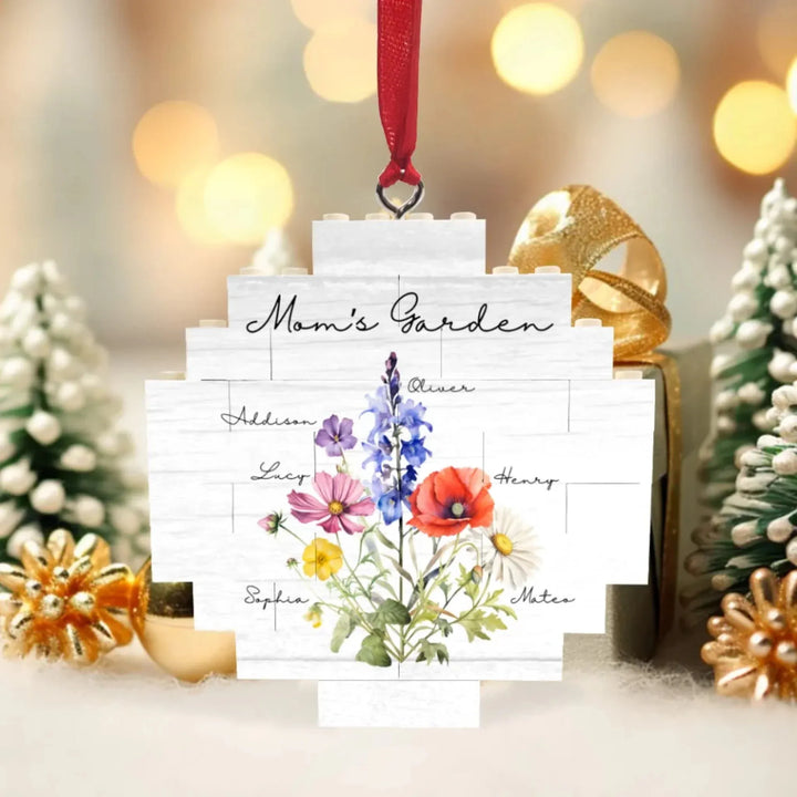 Custom-Birth-Flower-Bouquet-Buildable-Circle-Ornament-front-artfulane