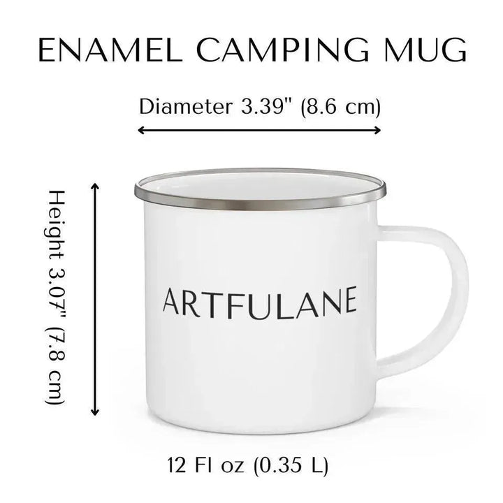 Custom Birth Month Flower Personality Word Tile Mug - ARTFULANE