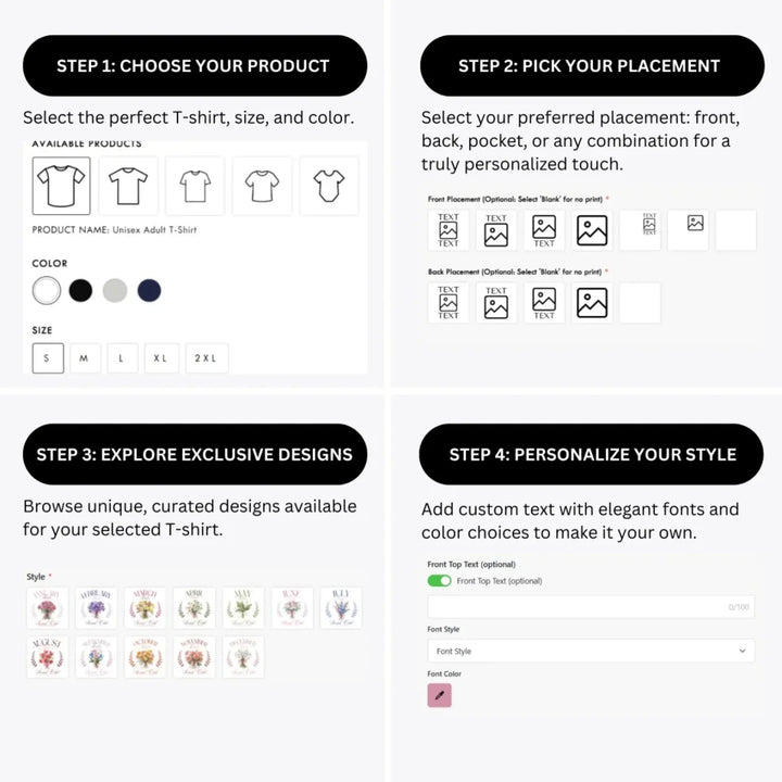 how-to-design-custom-Birth-Month-Flower-Social-Club-t-shirt-personalization-options-artfulane