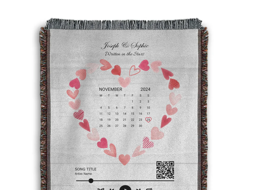 woven throw canva