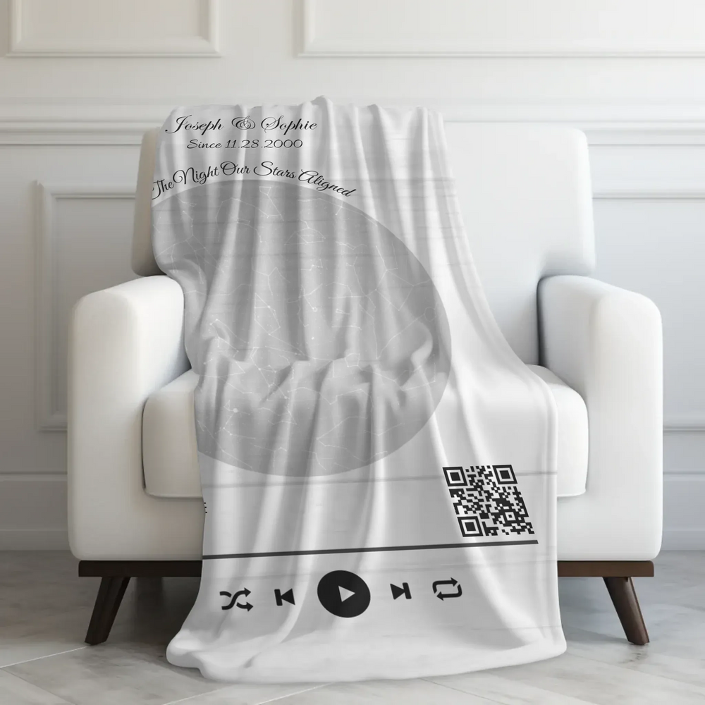 Velveteen Blanket On Couch