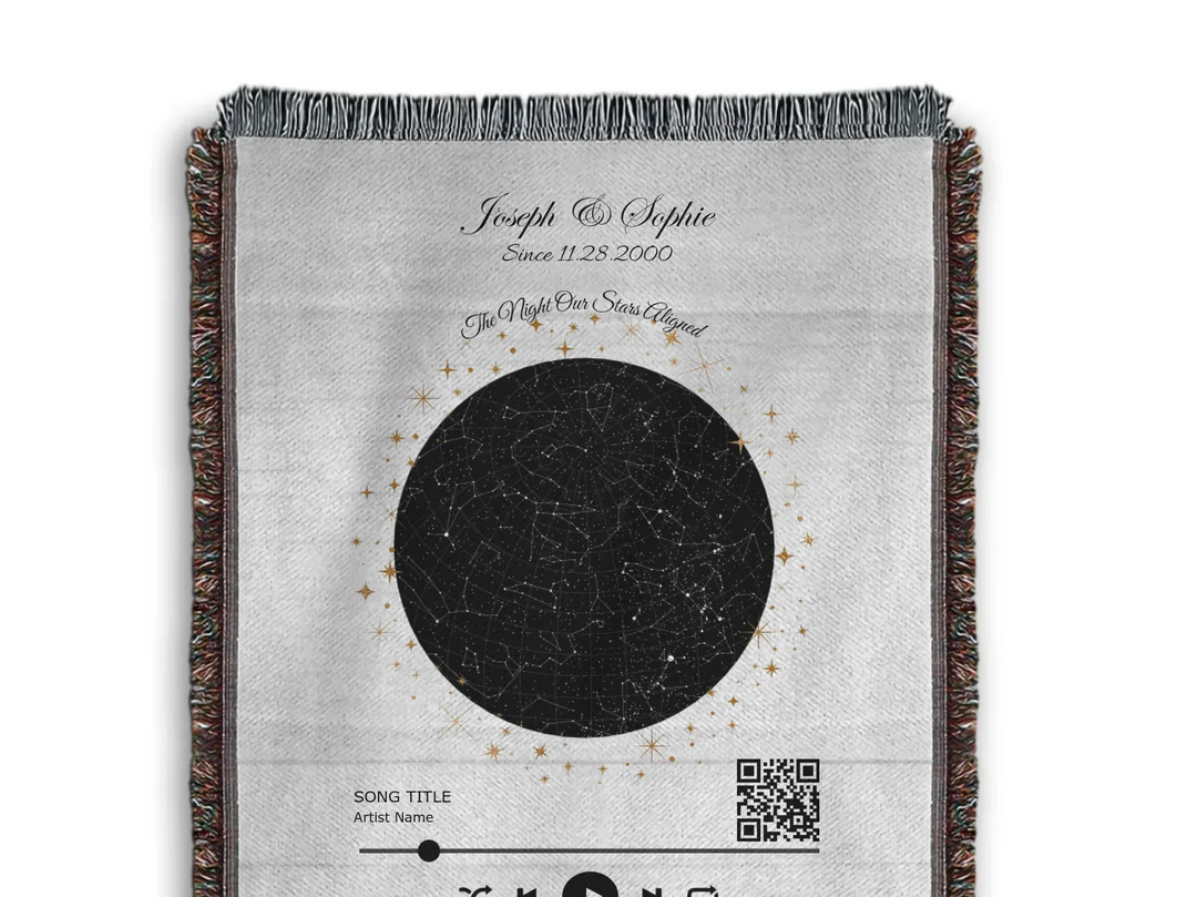 woven throw canva