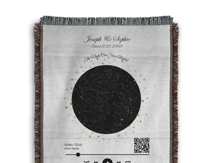 woven throw canva