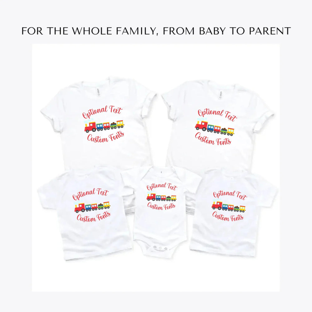 Bright-Colored-Train-custom-t-shirts-adult-youth-toddler-baby-sizes-artfulane