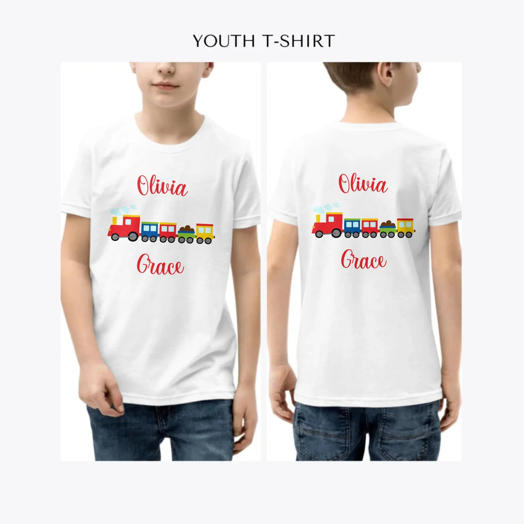 Bright-Colored-Train-custom-youth-boy-t-shirt-artfulane