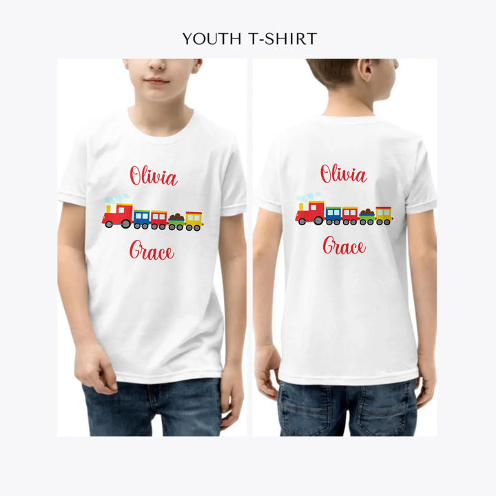 Bright-Colored-Train-custom-youth-boy-t-shirt-artfulane