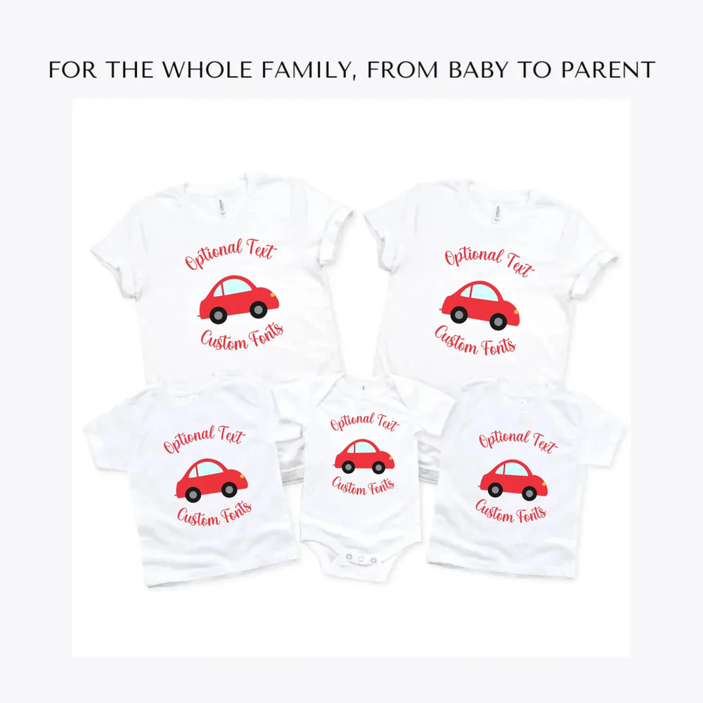 Bright-Colored-Vehicles-custom-t-shirts-adult-youth-toddler-baby-sizes-artfulane