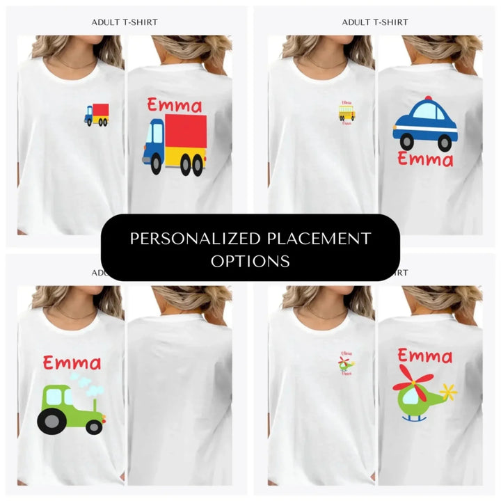 Bright-Colored-Vehicles-custom-adult-t-shirt-design-placement-front-back-pocket-artfulane