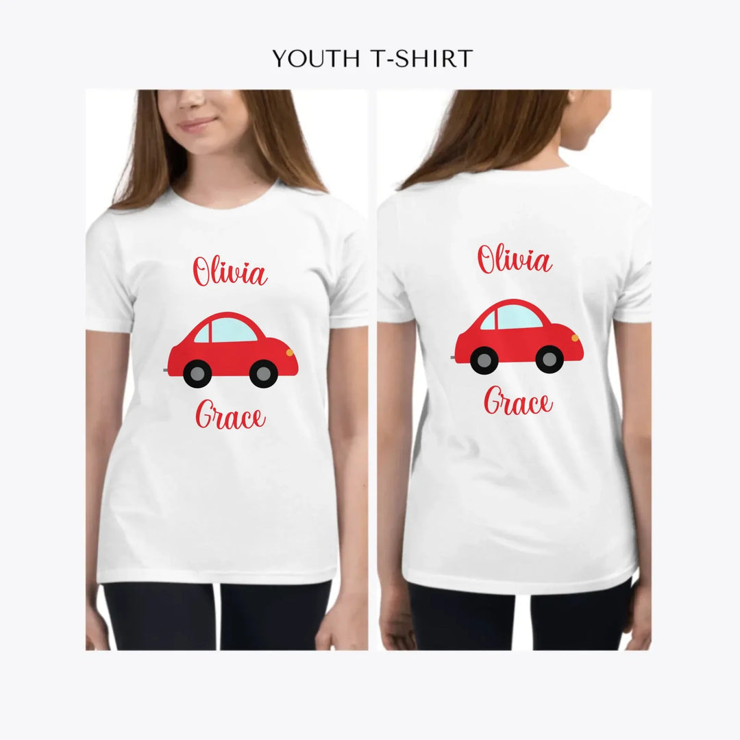 Bright-Colored-Vehicles-custom-youth-girl-t-shirt-artfulane
