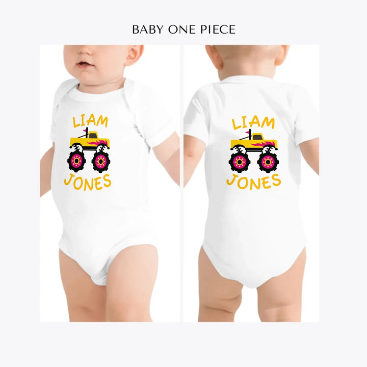 Bright-Monster-Truck-custom-baby-one-piece-artfulane