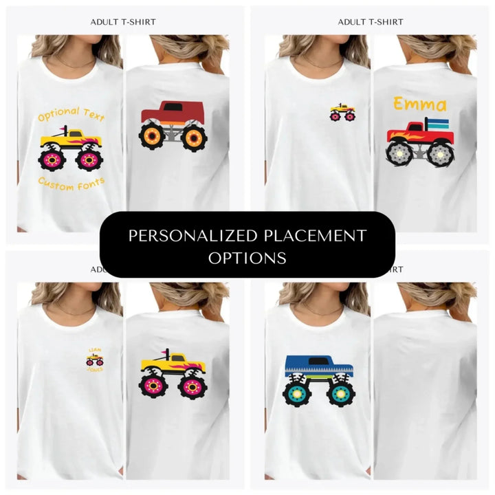 Bright-Monster-Truck-custom-adult-t-shirt-design-placement-front-back-pocket-artfulane