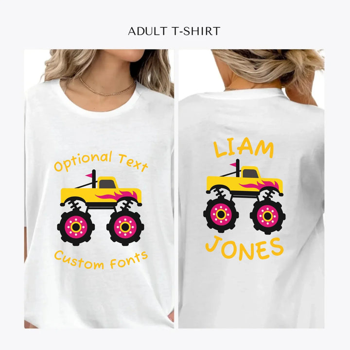 Bright-Monster-Truck-personalized-women-unisex-adult-t-shirt-artfulane