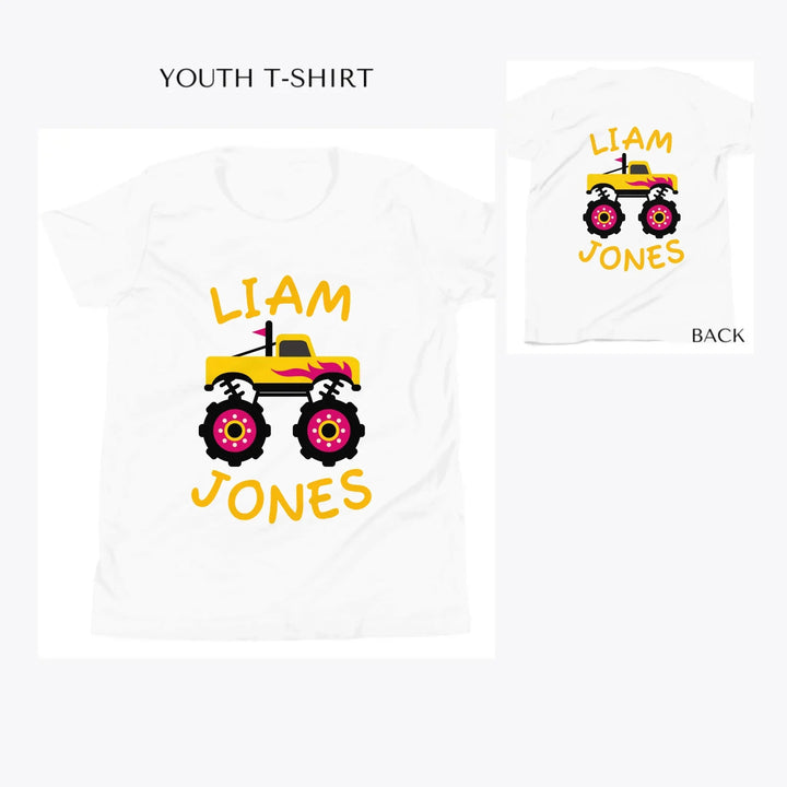 Bright-Monster-Truck-custom-youth-t-shirt-artfulane