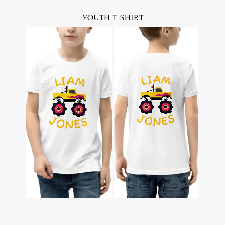 Bright-Monster-Truck-custom-youth-boy-t-shirt-artfulane