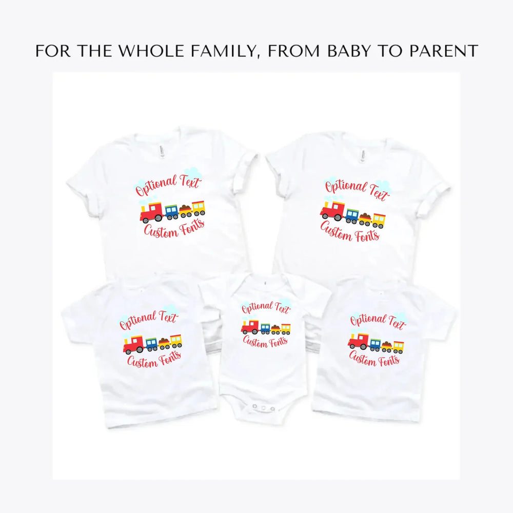 Build-Your-Own-Train-custom-t-shirts-adult-youth-toddler-baby-sizes-artfulane