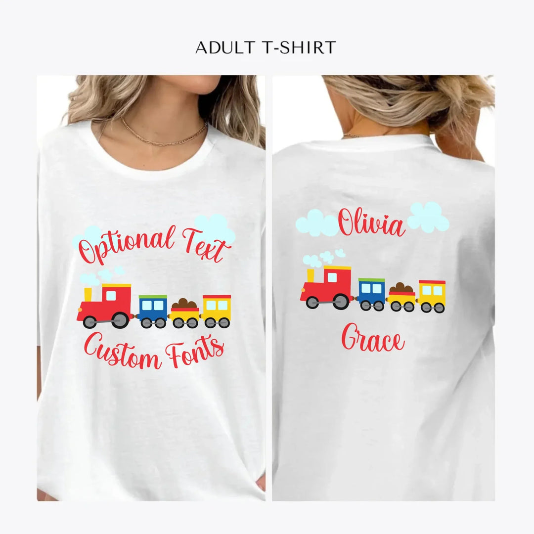 Build-Your-Own-Train-personalized-women-unisex-adult-t-shirt-artfulane