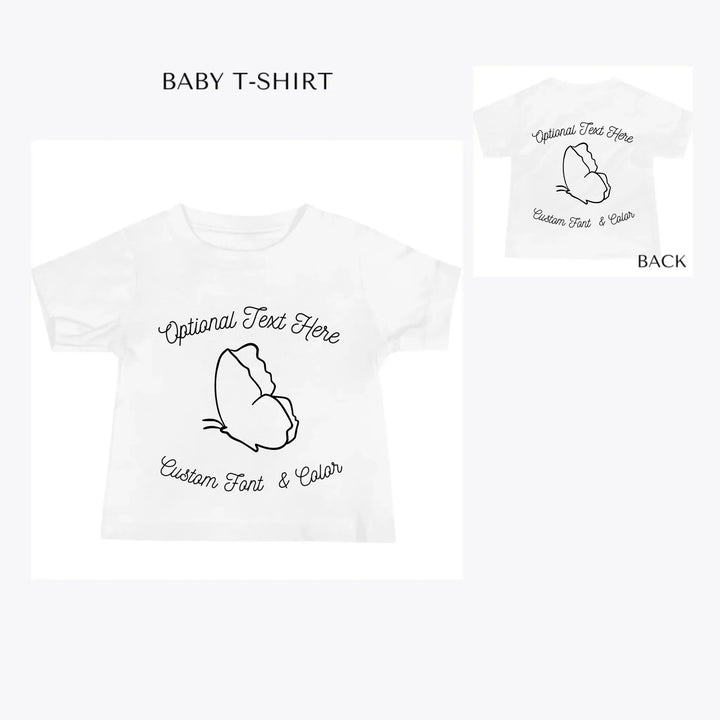 Butterfly-Line-Art-custom-baby-t-shirt-artfulane