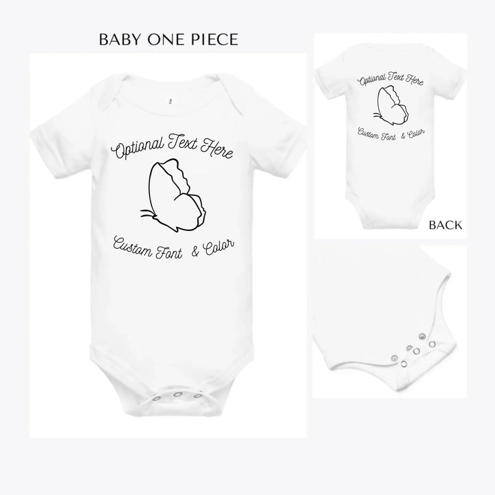Butterfly-Line-Art-custom-baby-onesie-artfulane