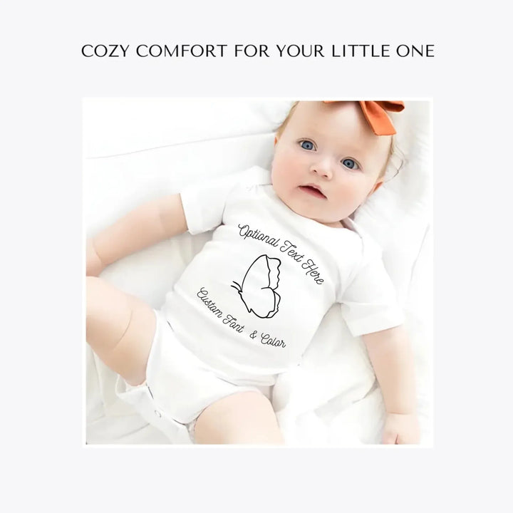 Butterfly-Line-Art-custom-baby-bodysuit-artfulane