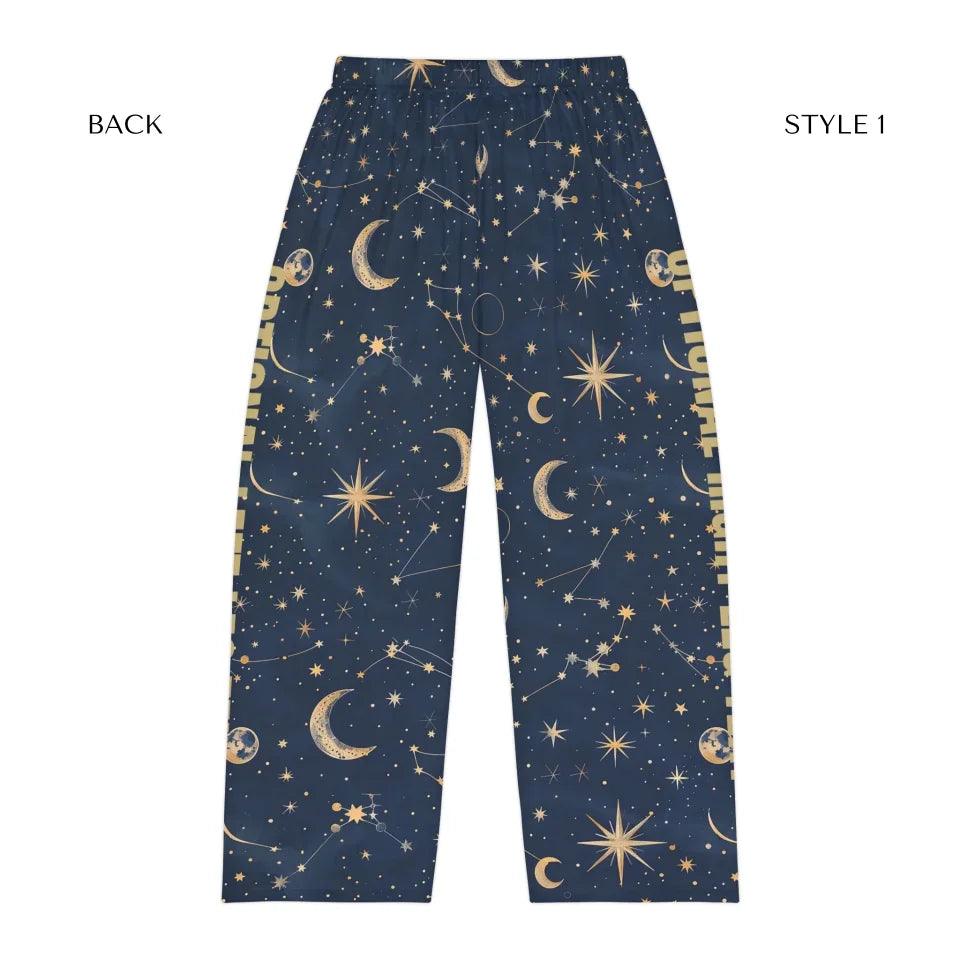 Custom Celestial Constellation Lounge Pajama Pants - ARTFULANE