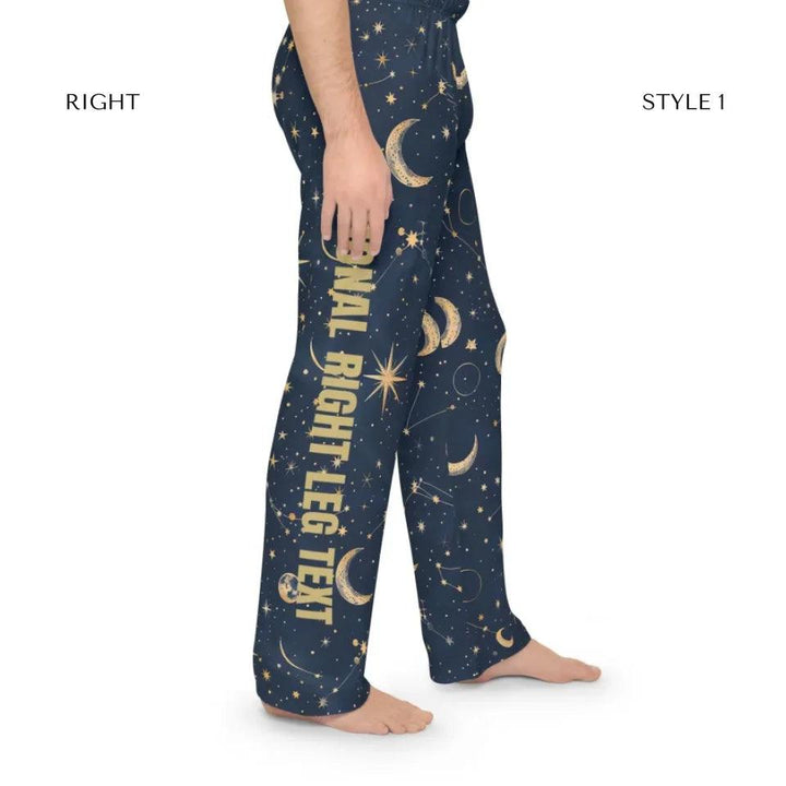 Custom Celestial Constellation Lounge Pajama Pants - ARTFULANE
