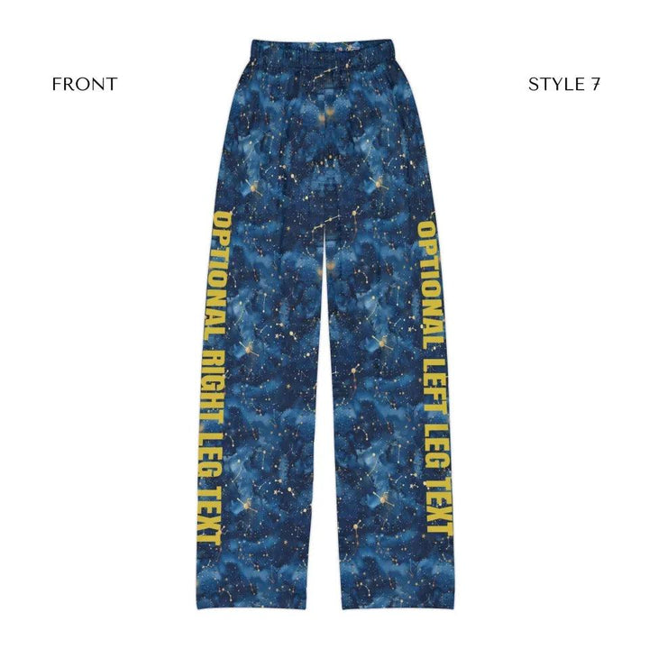 Custom Celestial Constellation Lounge Pajama Pants - ARTFULANE