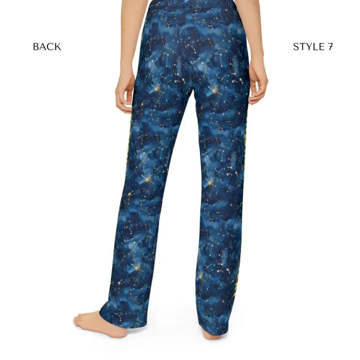 Custom Celestial Constellation Lounge Pajama Pants - ARTFULANE