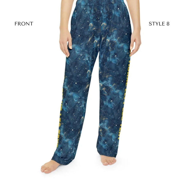 Custom Celestial Constellation Lounge Pajama Pants - ARTFULANE