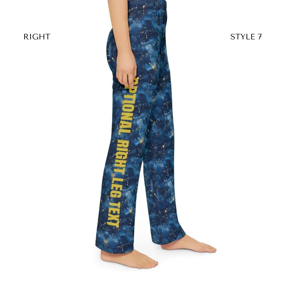 Custom Celestial Constellation Lounge Pajama Pants - ARTFULANE