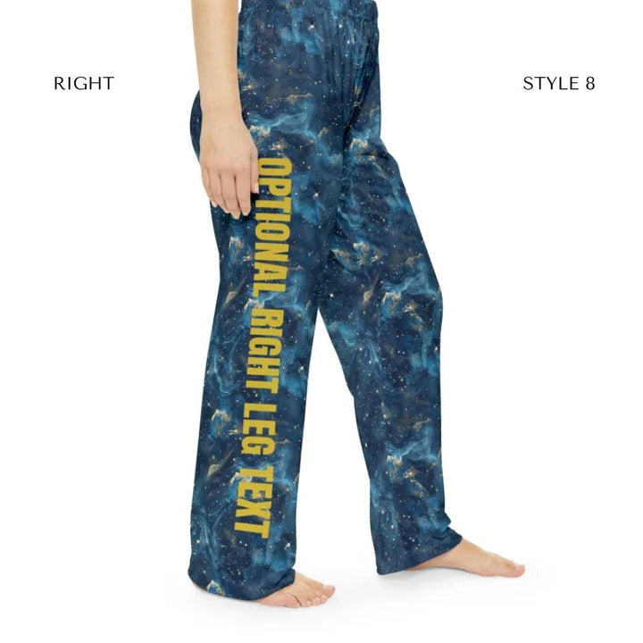 Custom Celestial Constellation Lounge Pajama Pants - ARTFULANE