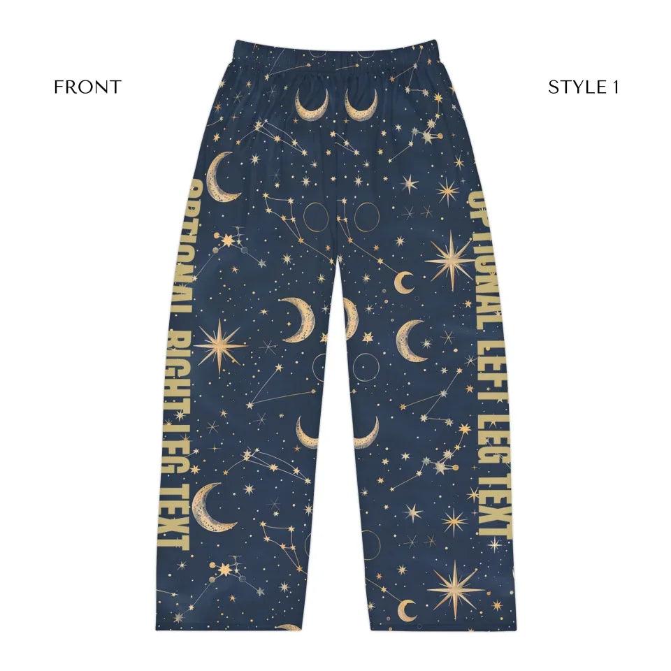 Custom Celestial Constellation Lounge Pajama Pants - ARTFULANE