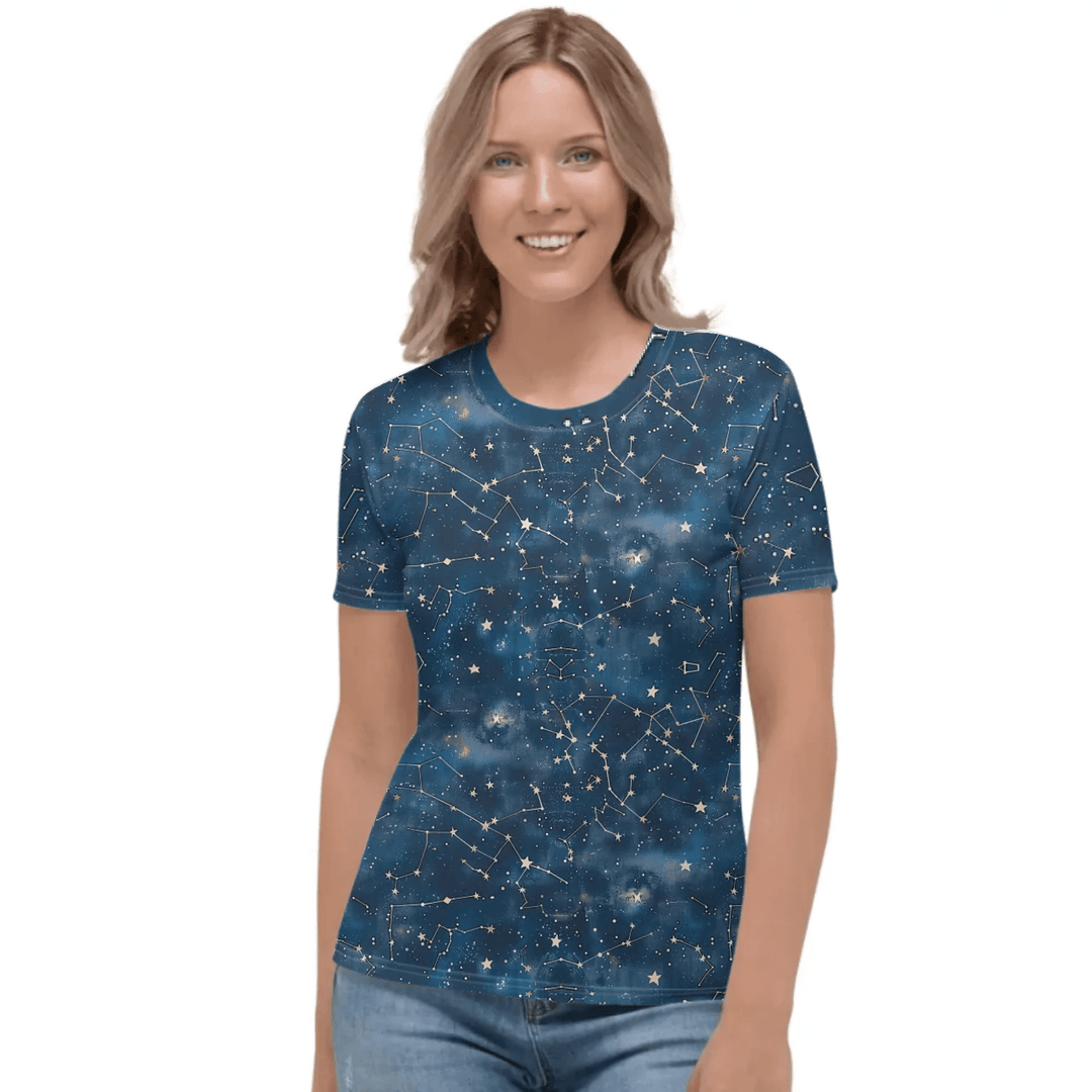 Custom Celestial Constellation T-Shirt - ARTFULANE