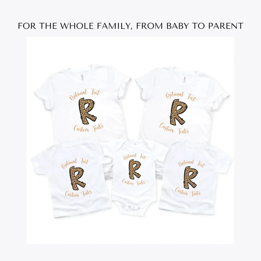 Cheetah-Pattern-Letter-Initial-custom-t-shirts-adult-youth-toddler-baby-sizes-artfulane
