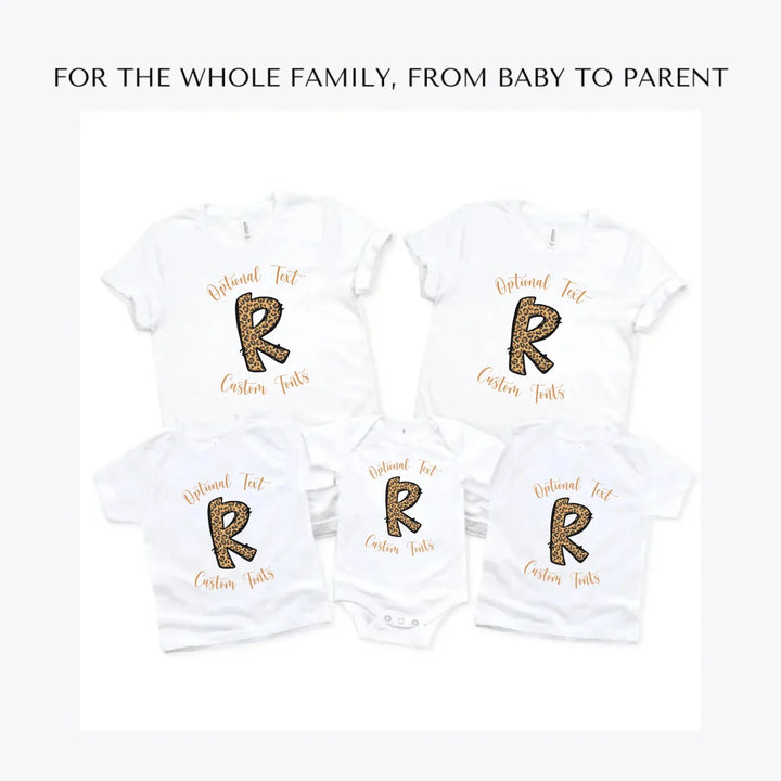 Cheetah-Pattern-Letter-Initial-custom-t-shirts-adult-youth-toddler-baby-sizes-artfulane