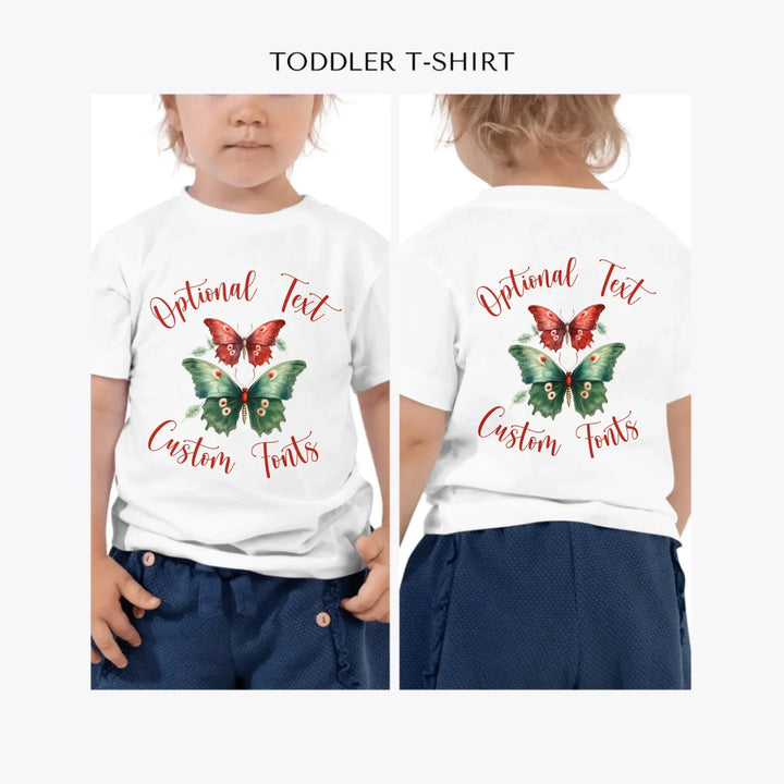 Christmas-Butterflies-custom-toddler-t-shirt-artfulane