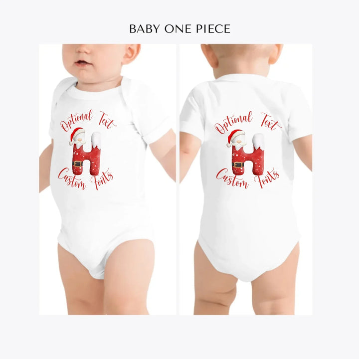 Christmas-Santa-Suit-Letter-Initial-custom-baby-one-piece-artfulane