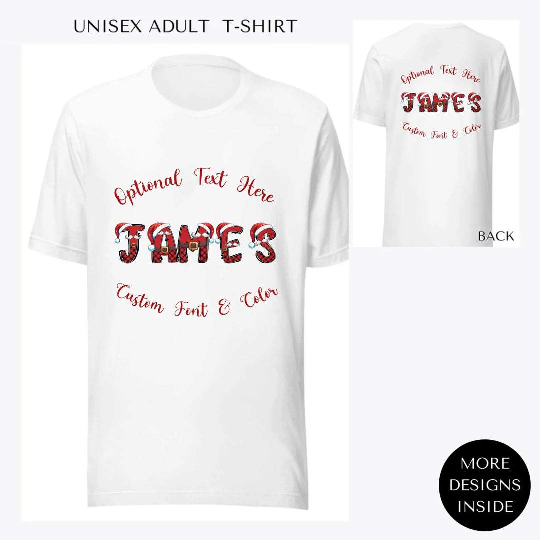 Christmas-Santa-Suit-custom-men-unisex-adult-t-shirt-artfulane