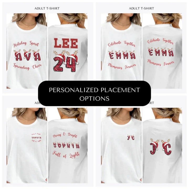 Christmas-Sequin-Santa-Name-custom-adult-t-shirt-design-placement-front-back-pocket-artfulane