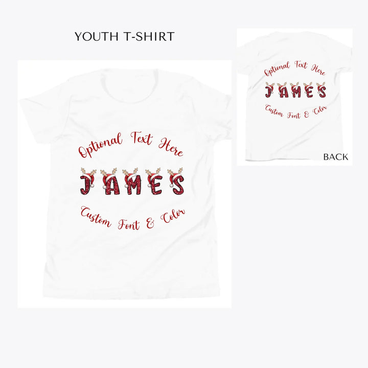Christmas-Sequin-Santa-Name-custom-youth-t-shirt-artfulane