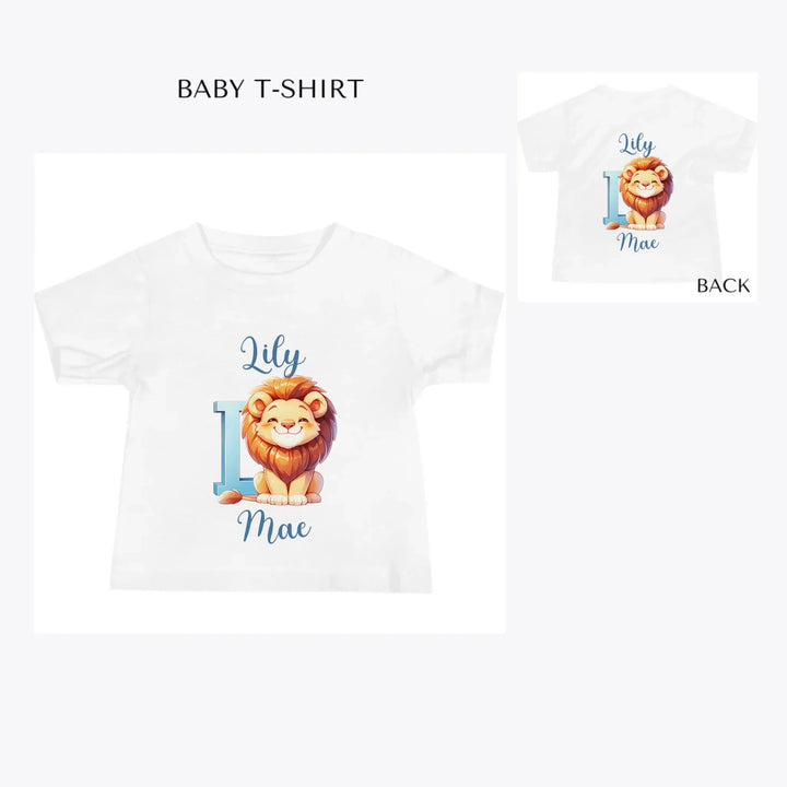 Colorful-Animal-Letter-custom-baby-t-shirt-artfulane