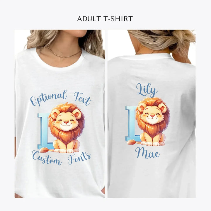 Colorful-Animal-Letter-personalized-women-unisex-adult-t-shirt-artfulane
