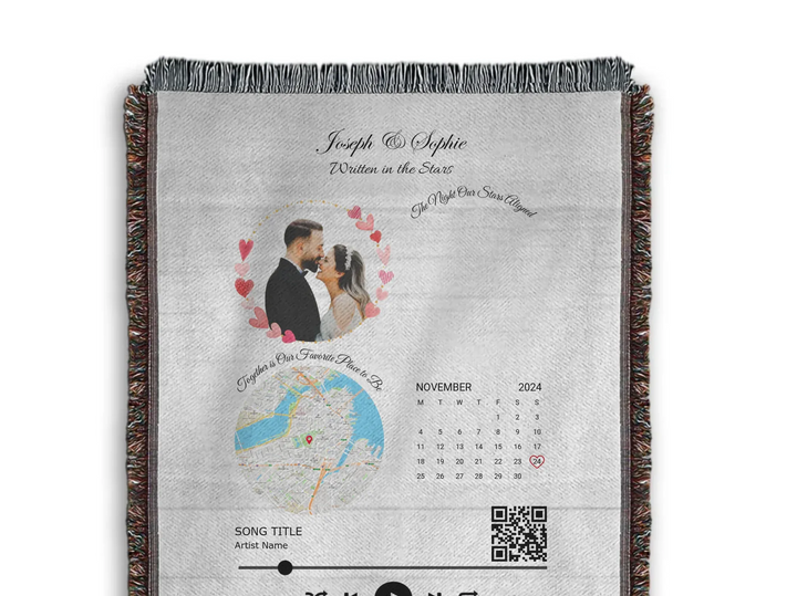 woven throw canva