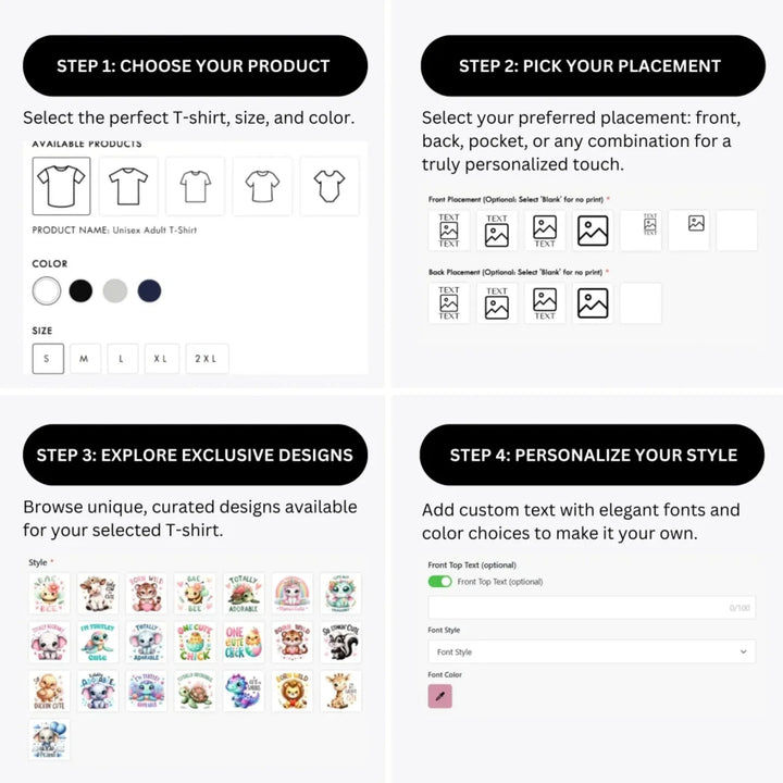 how-to-design-custom-animal-nursery-quotes-t-shirt-personalization-options-artfulane
